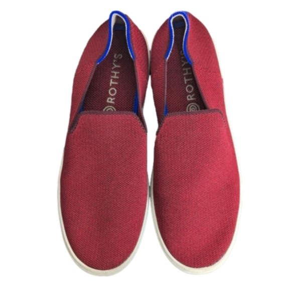 Rothy's Shoes - Rothy's Garnet Red The Original Sneaker Slip-on Retired Rare Size Women's 10